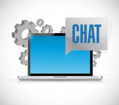 Computer chart concept illustration design graphic 스톡 일러스트
