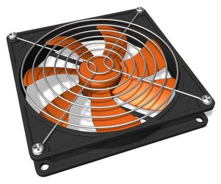 Computer chassis/CPU cooler Stock-Illustration