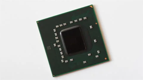 Computer Chip 2 Stock Footage 58779073