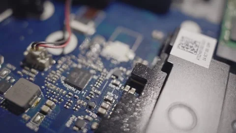 A computer chip and board background Stock Footage 317319553