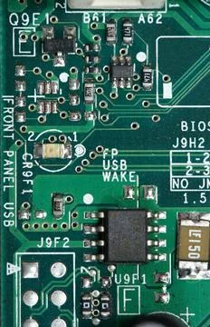  A Computer chip and circuit board A Computer chip and circuit board Copyr... Stock Photos