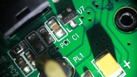 Computer chip close up view 库存影片 113011447