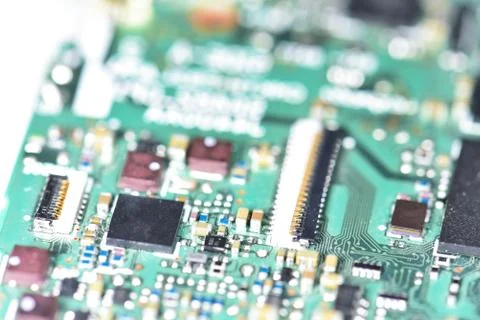 Computer chip database Stock Photos