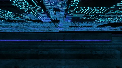 Computer chip dynamic concept Stock Footage 278365062