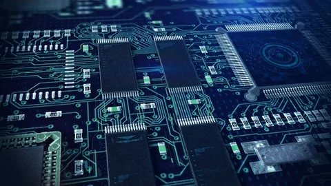 Computer chip 库存影片 111482167