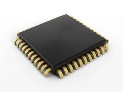 Computer chip Stock Illustration