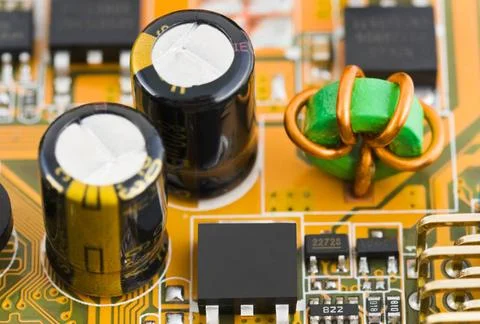 Computer chip Macro of computer chip - technology background Copyright: xZ... Stock Photos