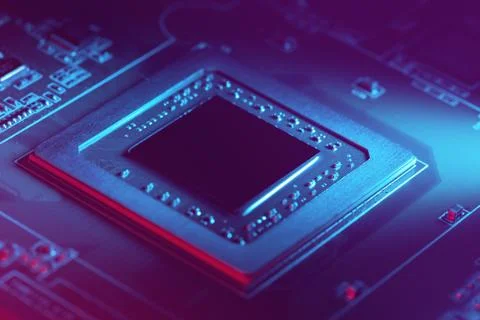 Computer Chip Stock Photos