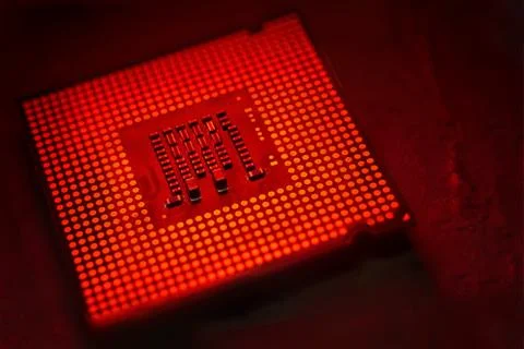 Computer Chip. Stock Photos