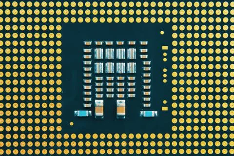 Computer Chip. Stock Photos