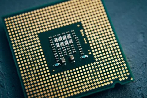 Computer Chip. Stockfoto's