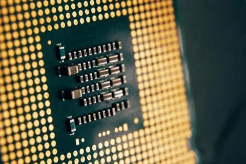 Computer Chip. Stock Photos