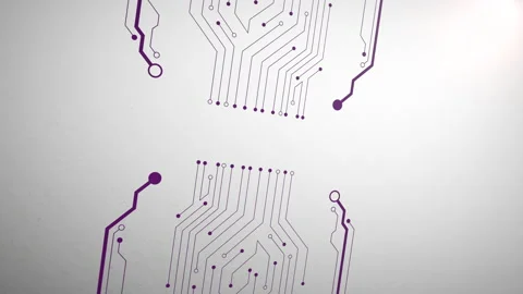 Computer chip on white background Stock Footage 171143877
