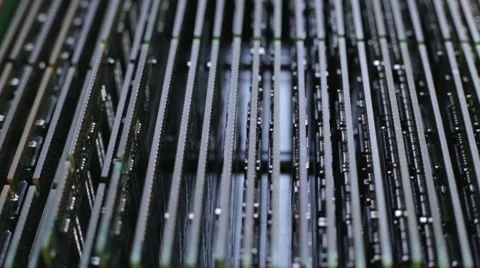 Computer Chips Stock Footage 57258059