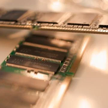 Computer chips 库存照片