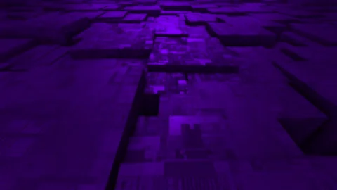 Computer chipset pattern 3d futuristic technology purple background Stock Footage 271325922
