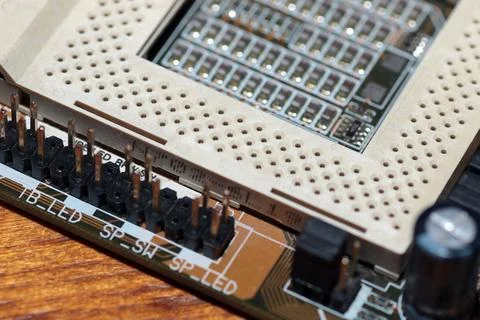 Computer chipset track 스톡 사진