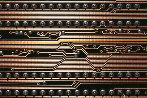 Computer chipset track Foto stock