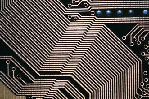Computer chipset track 스톡 사진