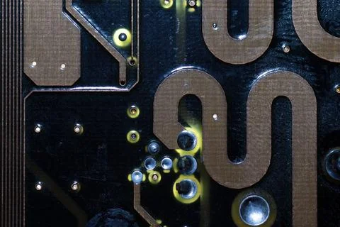 Computer chipset track 写真素材