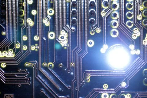 Computer chipset track 스톡 사진