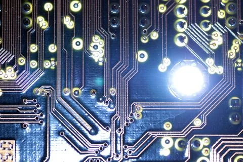 Computer chipset track 스톡 사진