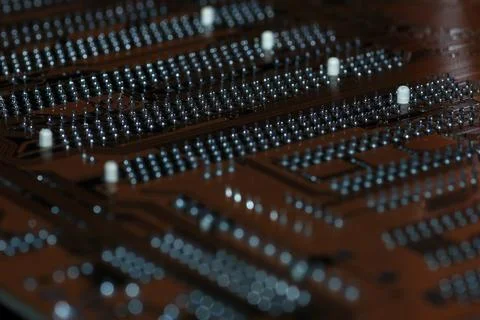 Computer chipset track 스톡 사진