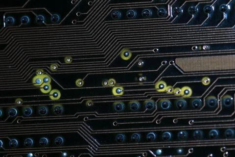 Computer chipset track Foto stock