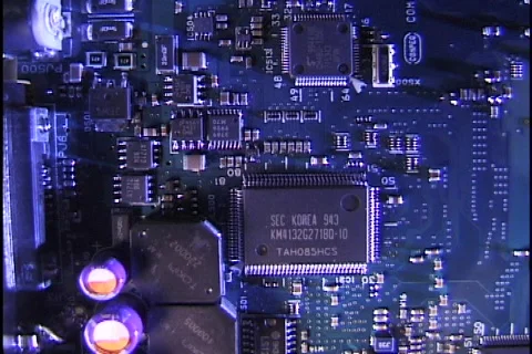 Computer Circuit Board 2 库存影片 297198
