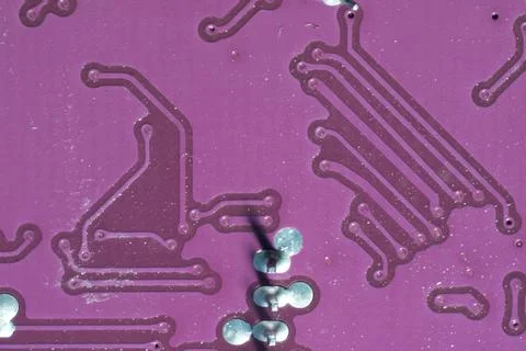 Computer Circuit Board Close Up Background Stock Photos