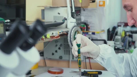 Computer circuit board, electronic technology background. A PCB Stock Footage 70040987