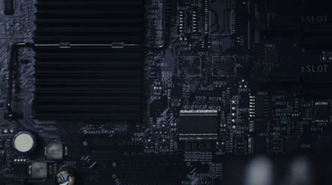 Computer circuit board Stock Footage 60584701
