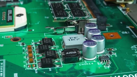 Computer circuit board Stock Footage 134010553
