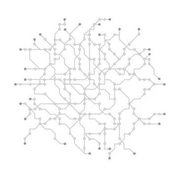 Computer circuit board Illustrazione stock
