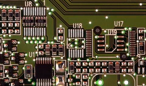 Computer circuit board Foto stock