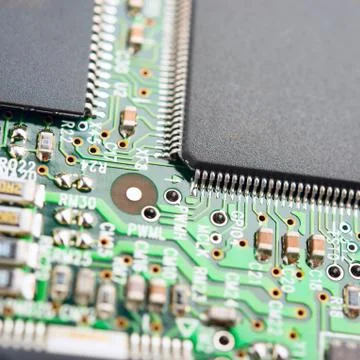Computer circuit board Foto stock