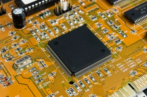 Computer Circuit Board Stock Photos
