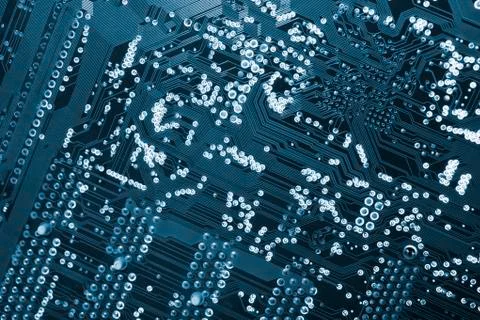 Computer circuit board Stock Photos