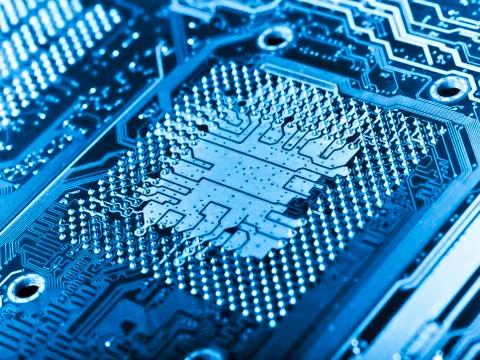 Computer circuit board Stock Photos