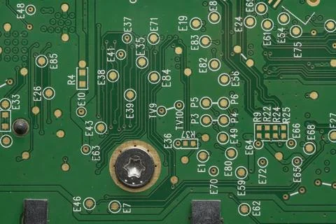 Computer Circuit Board, Printed circuit board design Stock Photos