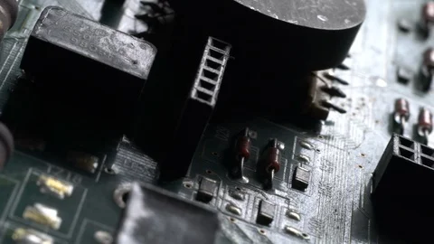 Computer Circuit Board Rotation. Stock Footage 98755451