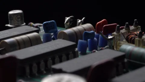 Computer Circuit Board Rotation. Stock Footage 98757171