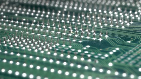 Computer Circuit Board Rotation. Stock Footage 98758906
