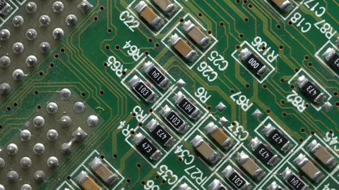 Computer Circuit Board Rotation. Stock Footage 98760456