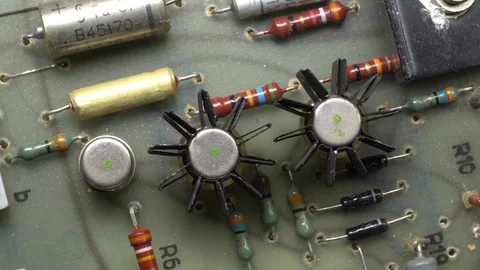 Computer Circuit Board Rotation. Stock Footage 98760500