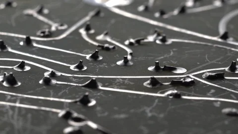 Computer Circuit Board Rotation. Stock Footage 98761814