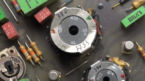 Computer Circuit Board Rotation. Stock Footage 98762031