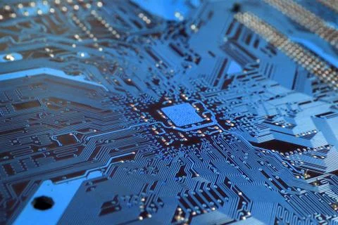 Computer circuit Stock Photos