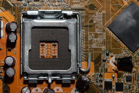 A Computer circuit technology background Stock Photos