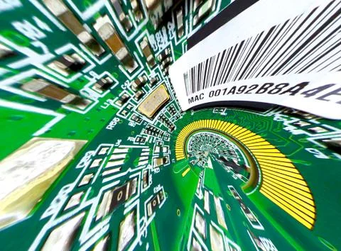 Computer circuits Stock Illustration